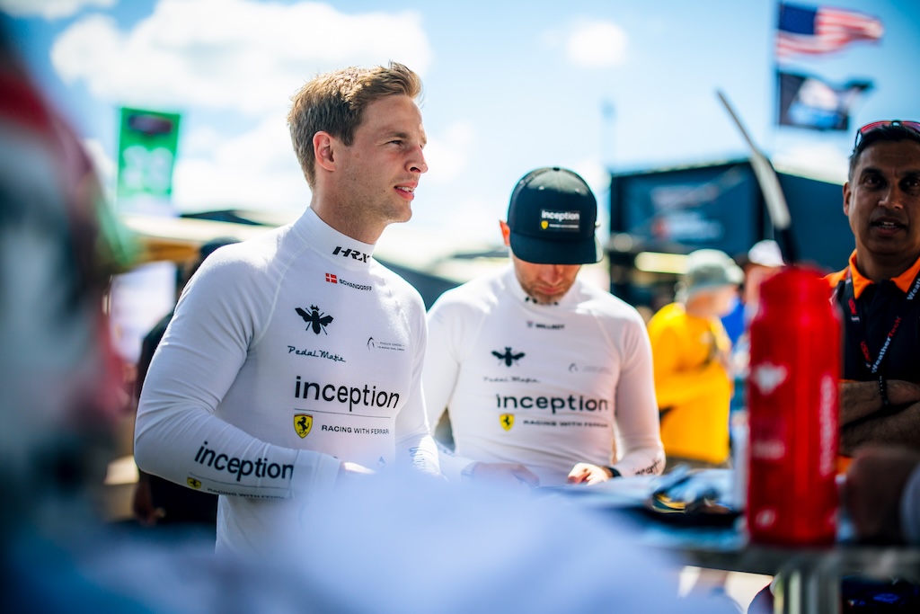 Chancen glippede: Frederik Schandorff udgik på Sebring efter uheld.
(Foto: Inception Racing)